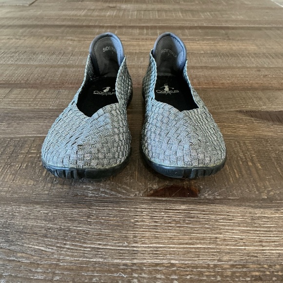 Corkys Women's Silver Woven Loafers - Picture 4 of 7